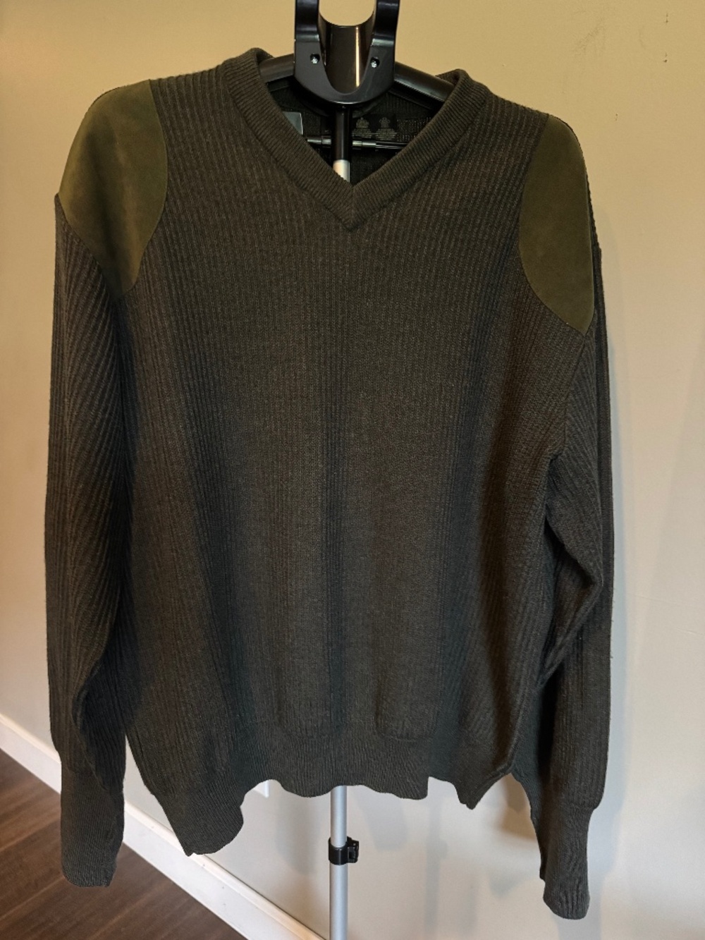 Men’s Barbour Sporting Rib Wool Knit Sweater